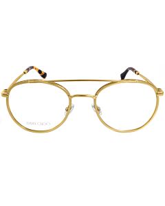 Jimmy Choo 51 mm Gold Eyeglass Frames
