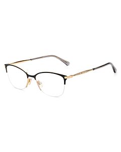 Jimmy Choo 52 mm Black/Gold Eyeglass Frames