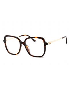 Jimmy Choo 54 mm Havana Eyeglass Frames