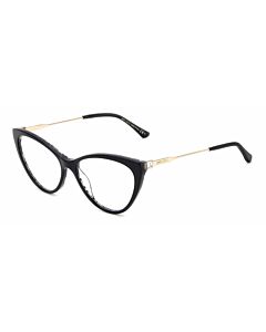 Jimmy Choo 55 mm Black Animalier Eyeglass Frames