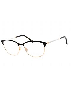 Jimmy Choo 55 mm Black Gold Eyeglass Frames
