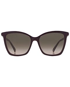 Jimmy Choo 56 mm Burgundy Sunglasses