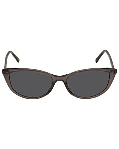 Jimmy Choo 56 mm Glitter Grey Sunglasses