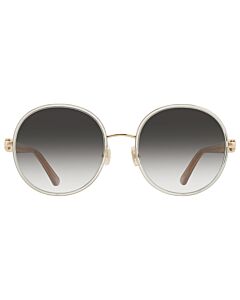 Jimmy Choo 57 mm Gold / Grey Sunglasses