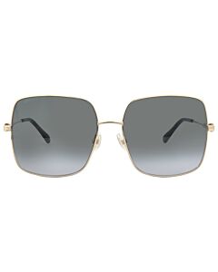 Jimmy Choo 58 mm Black Gold Sunglasses
