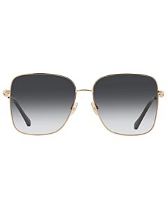 Jimmy Choo 59 mm Black Gold Sunglasses