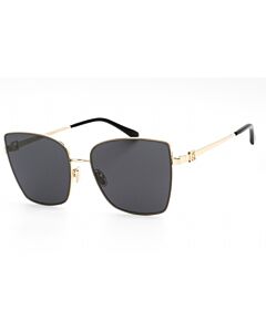 Jimmy Choo 59 mm Black/Gold Sunglasses