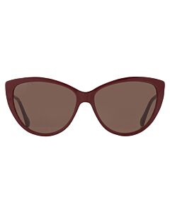 Jimmy Choo 60 mm Burgundy Sunglasses
