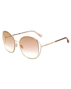 Jimmy Choo 61 mm Gold Copper Sunglasses
