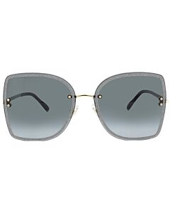 Jimmy Choo 62 mm Black Gold Sunglasses