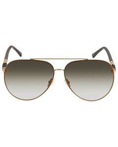 Jimmy Choo 63 mm Gold;Black Sunglasses