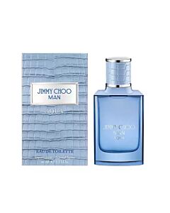 Jimmy Choo Men's Man Aqua EDT 1.0 oz Fragrances 3386460129848