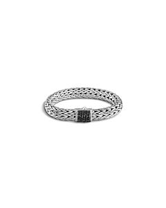 John Hardy Classic Chain Black Sapphire Sterling Silver Bracelet - Bbs94052blsxum