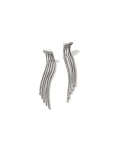 John Hardy Classic Chain Curb Link Tassel Earring -Eb900944