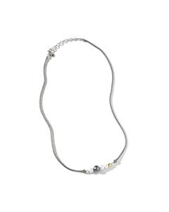 John Hardy Classic Chain Pearl Station Necklace - Nz900821x18-20