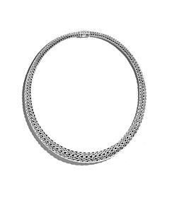John Hardy Graduated Classic Chain Silver Necklace - NB93299X18