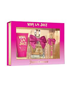 Juicy Couture Ladies Viva La Juicy 3pc Gift Set Fragrances 719346228817