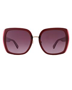Kate Spade 56 mm Red Sunglasses