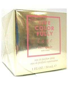 Kate Spade Ladies Live Colorfully Luxe EDP Spray 1 oz Fragrances 843711227249