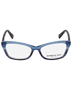 Kenneth Cole New York 53 mm Shiny Blue Eyeglass Frames