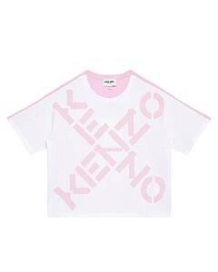 Kenzo Girls K Sports Logo Cotton T-Shirt