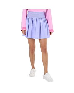 Kenzo Lavender K Logo High Waist Mini Skirt