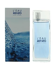 Kenzo Men's L'eau EDT Spray 3.3 oz (100 ml)