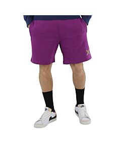 Kenzo Men's Purple Sport Little X Cotton-blend Shorts