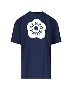 Kenzo Midnight Blue Boke Flower Oversized Cotton T-Shirt