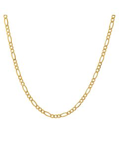 Kylie Harper Men's 14K Yellow Gold 2.5mm Figaro Link Chain Necklace, 18" - 24"