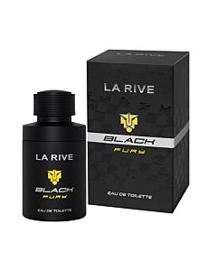 La Rive Men's Black Fury EDT Spray 3.4 oz Fragrances 5903719643221