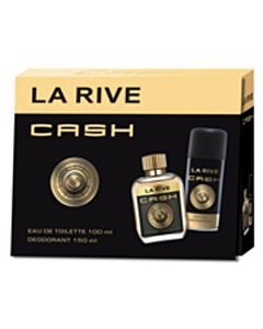 La Rive Men's Cash 2 Gift Set Fragrances 5906735237412