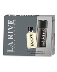 La Rive Men's Gray Point Gift Set Fragrances 5906735237023