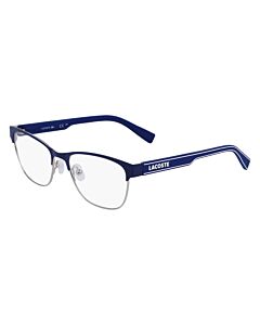 Lacoste 49 mm Matte Blue Eyeglass Frames