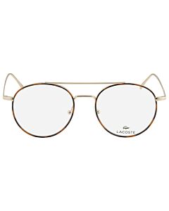 Lacoste 52 mm Gold Eyeglass Frames