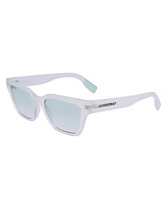 Lacoste 53 mm Frosted Clear Sunglasses