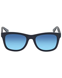 Lacoste 53 mm Matte Blue Sunglasses