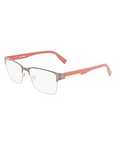 Lacoste 53 mm Matte Dark Grey Eyeglass Frames