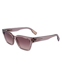 Lacoste 53 mm Transparent Grey Sunglasses