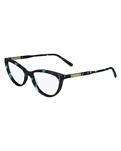 Lacoste 54 mm Blue Havana Eyeglass Frames