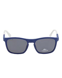 Lacoste 54 mm Matte Blue / White Sunglasses