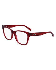 Lacoste 54 mm Red Eyeglass Frames