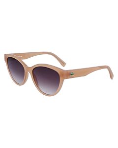 Lacoste 55 mm Fristed Brown Sunglasses