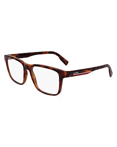 Lacoste 55 mm Havana Eyeglass Frames