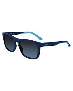 Lacoste 55 mm Matte Blue Sunglasses