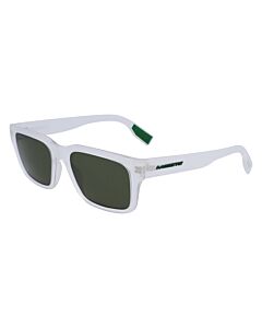Lacoste 55 mm Matte Crystal Sunglasses