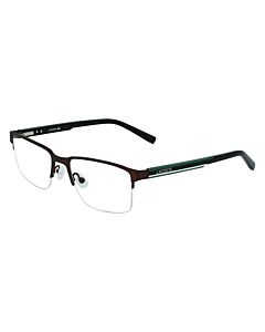 Lacoste 55 mm Semimatte Green Eyeglass Frames