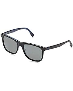 Lacoste 56 mm Black/Blue Sunglasses