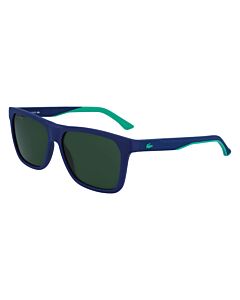 Lacoste 57 mm Matte Blue Sunglasses