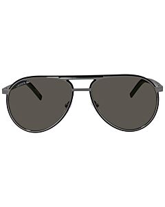 Lacoste 58 mm Shiny Grey Sunglasses